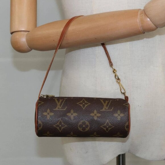 LOUIS VUITTON Monogram Papillon Pouch LV Auth - Picture 1 of 15